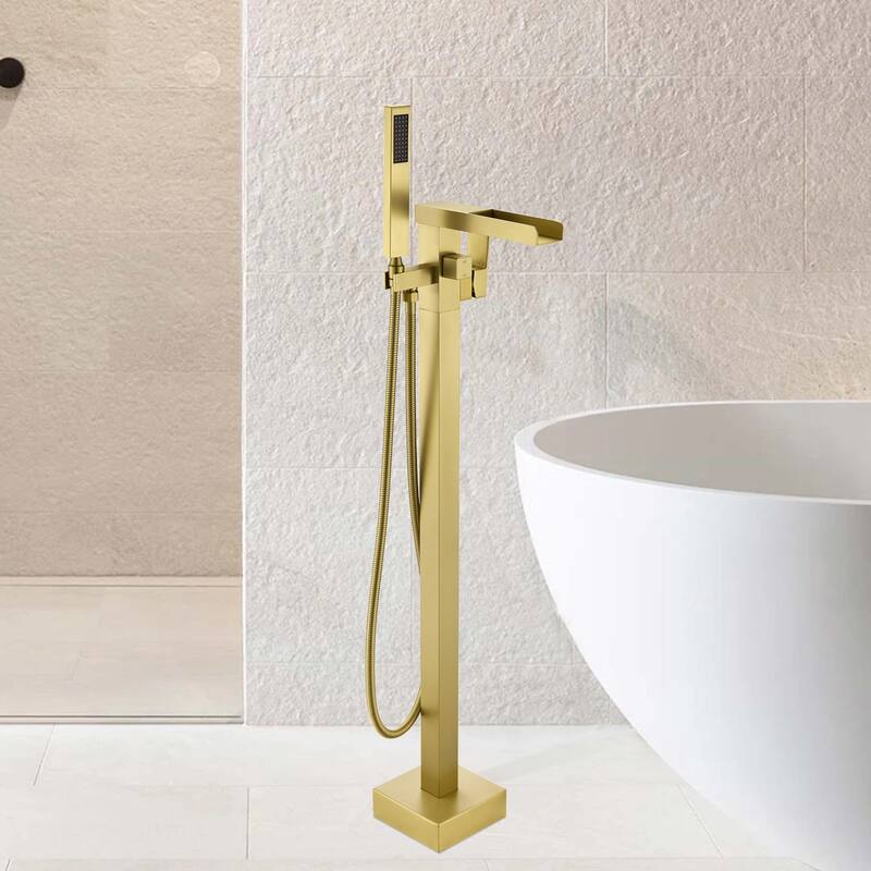 Single-Handle Freestanding Tub Faucet Mount Tub Faucet Bathtub Filler