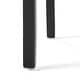 preview thumbnail 7 of 8, Milano 28-inch Quilted Ivory Bonded Leather 28-inch Barstool by Christopher Knight Home - 22" D x 21" W x 38.75" H