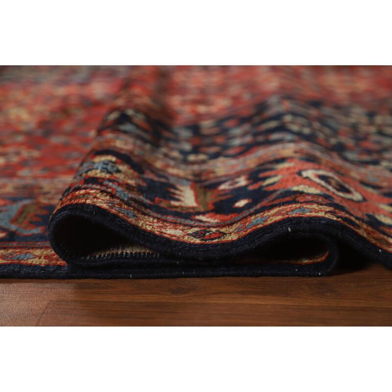 Hand Knotted Oriental 100% Wool Carpet Traditional Medallion Oranges & Rust Sultanabad Area Rug - 12' 0'' X 8' 8''