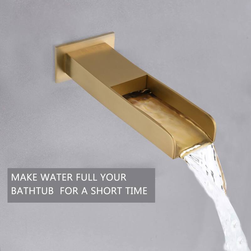 Proox 10" Wall Mounted Rain Shower Head 2.5GPM Square Shower Handheld