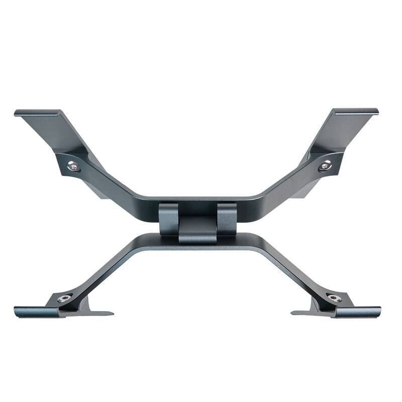 Adjustable Aluminum Laptop Stand Laptop Cart With Stable X-Frame For Home/Office Desk
