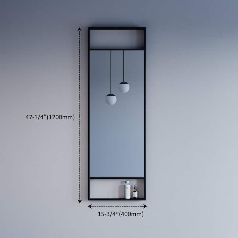 Catton Shelf Mirror - Rectangle 47" High