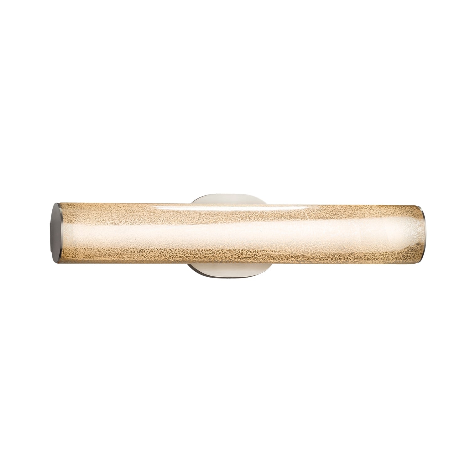 Justice Design Fusion Eliptical 20-inch Brushed Nickel Wall/ Bath Bar, Mercury Shade - Silver