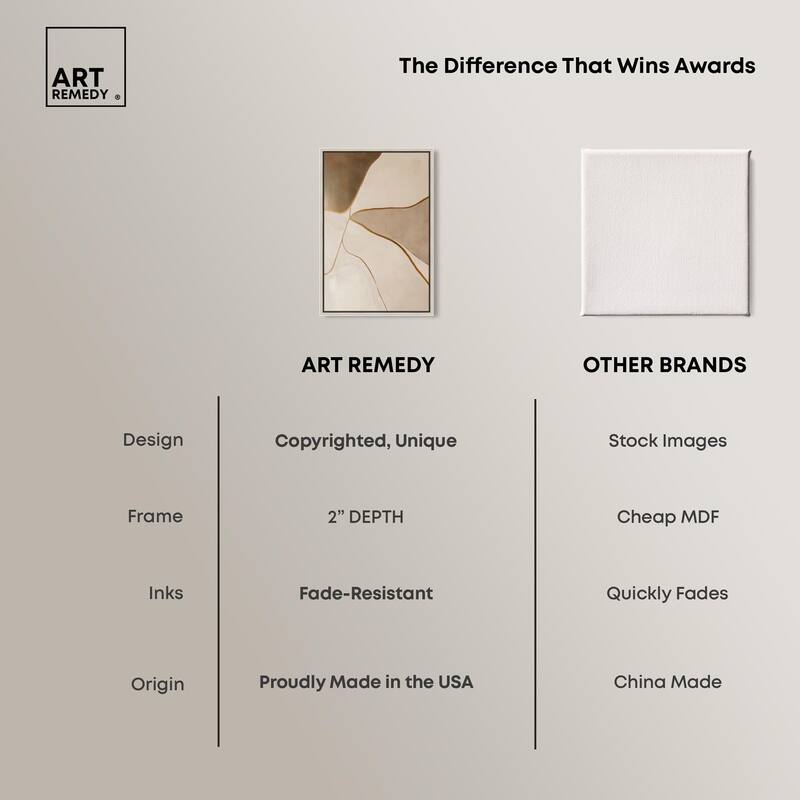 Taupe Terrain II Canvas by Art Remedy