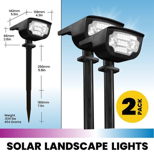 Bell + Howell Bionic Color Burst Solar Powered Waterproof Pathway ...