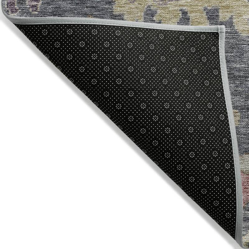 HomeRoots Floral Traditional Rectangle Outdoor Rug
