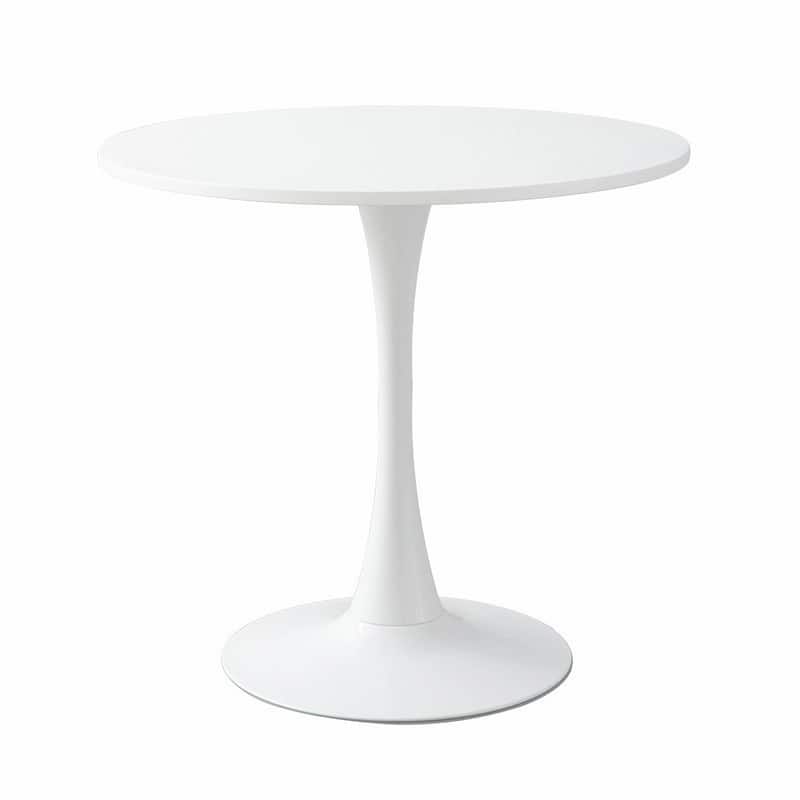 Modern Round Dining Table, 31.5" Kitchen Dining Room Furniture