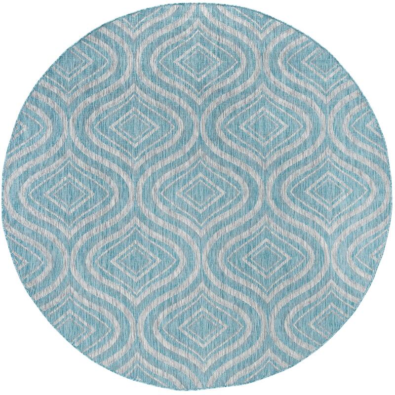 Colonnade Modern & Contemporary Abstract Indoor/Outdoor Area Rug