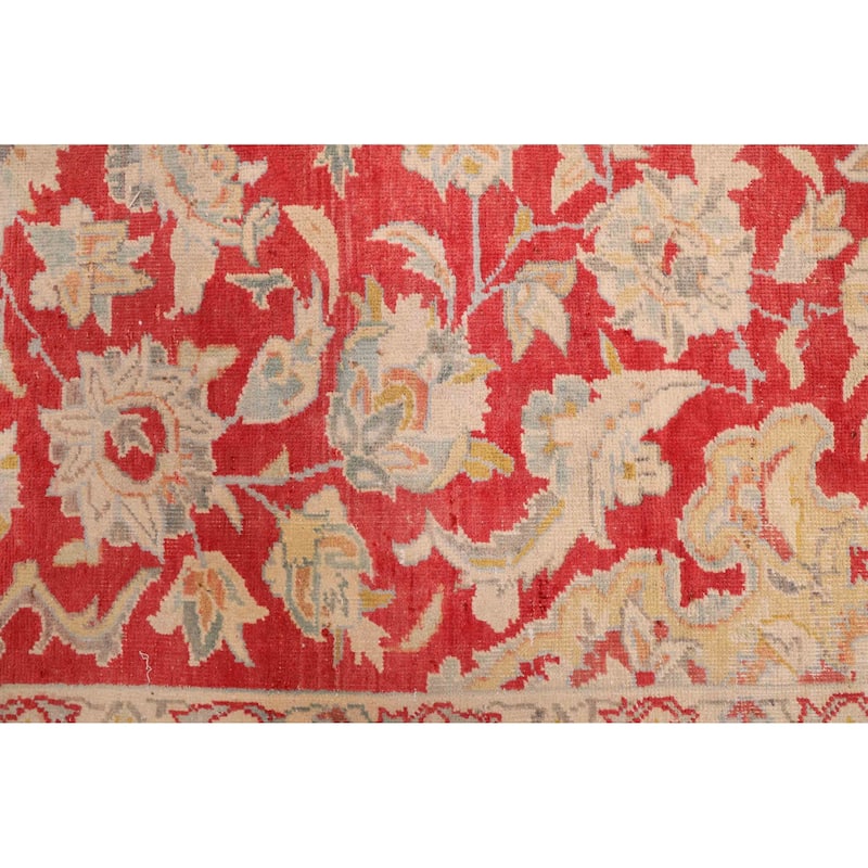 ECARPETGALLERY Hand-knotted Antalya Vintage Red Wool Rug - 9'1 x 13'1