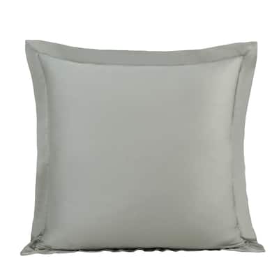 HiEnd Accents Premium 100% Lyocell Silky Soft Modern Contemporary Euro Sham Pillow Cover, 27" x27"