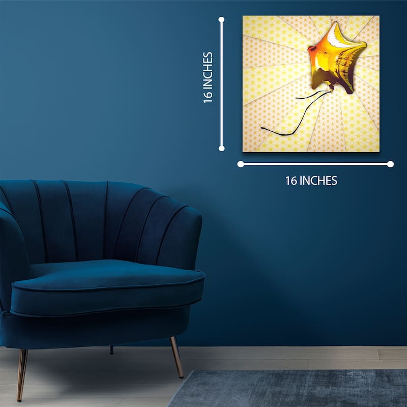 Matashi 5D Multi-Dimensional Wall Art - Custom Made Star Balloon Wall Art Print