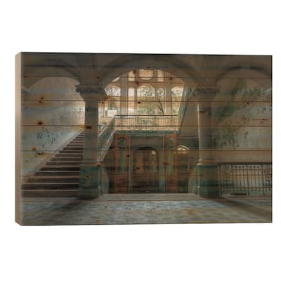 Beelitz Sanatorium Print On Wood by Ivo Sneeuw - Multi-Color