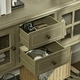 preview thumbnail 17 of 25, HOMCOM Vintage Console Table with 2 Drawers and Cabinets, Retro Sofa Table for Entryway, Living Room and Hallway