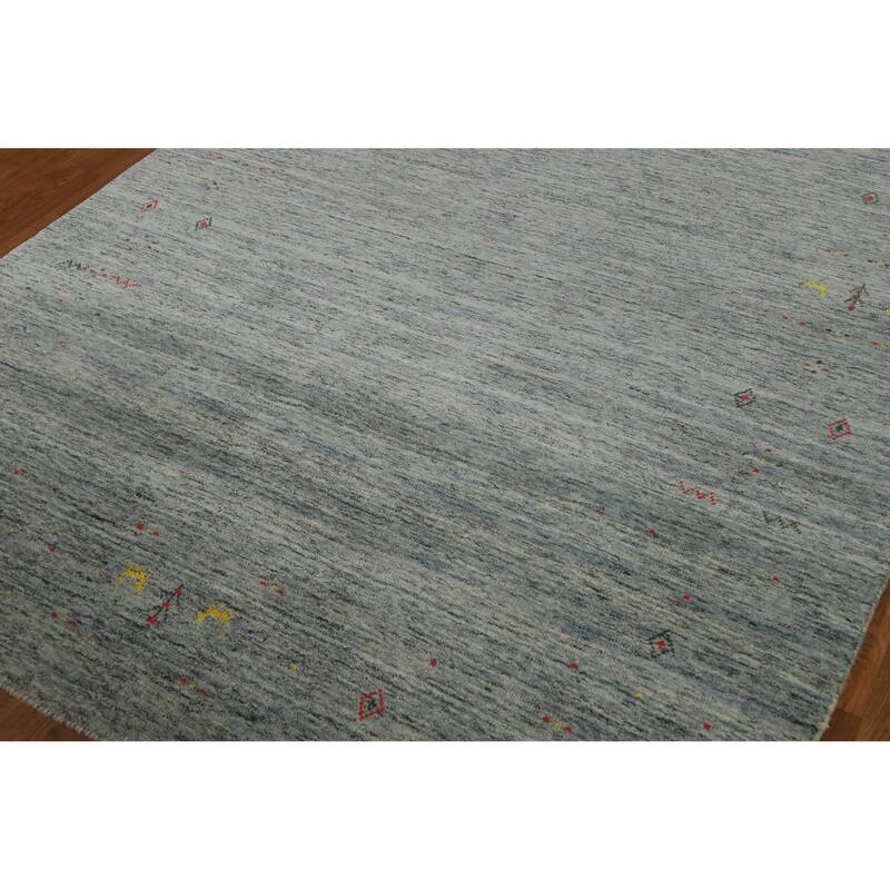 Hand Knotted Oriental 100% Wool Carpet Tribal Tribal Multi-Colored Gabbeh Area Rug - 7' 11'' X 5' 3''