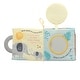 preview thumbnail 7 of 8, Lambs & Ivy Jungle Friends Developmental Soft Book & Elephant Plush Toy Gift Set - Multicolor