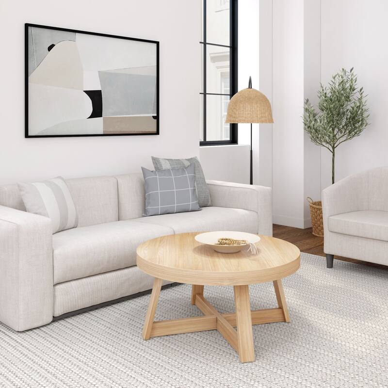 Plank and Beam Classic Round Coffee Table - 36"