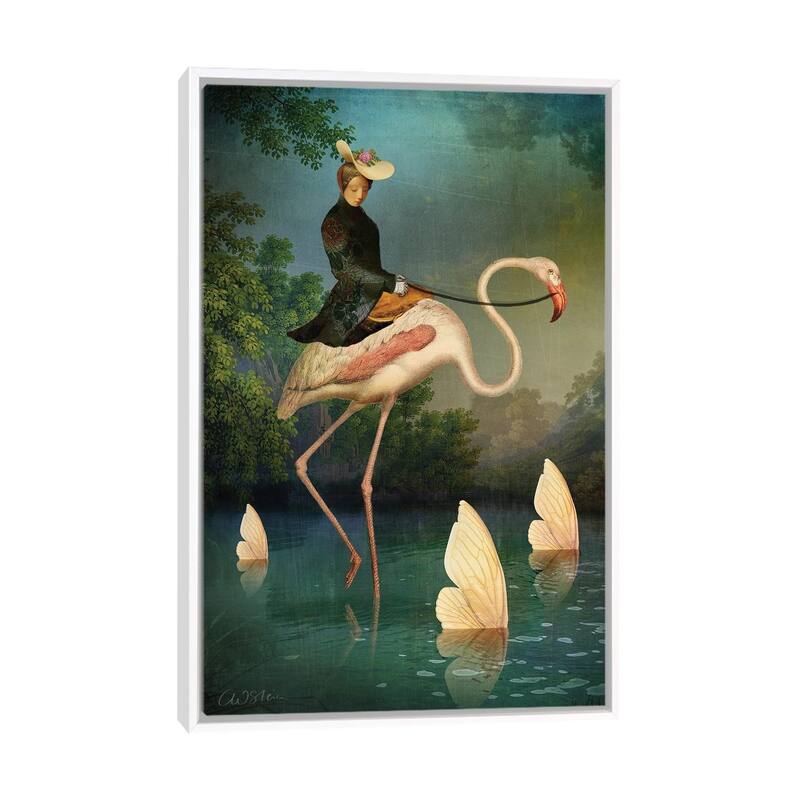 iCanvas "Le Passage, Catrin Welz-Stein" by Catrin Welz-Stein Framed Canvas Print - White - 26x18