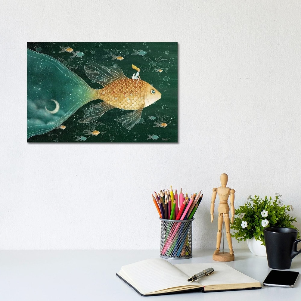 iCanvas "Riding Through The Night Sky" by Noelle. T Canvas Print