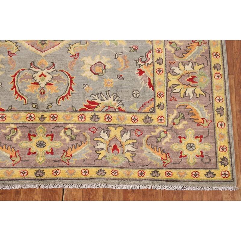 Kazak Oriental Area Rug Handmade Geometric Wool Carpet - 5'3" x 6'7"