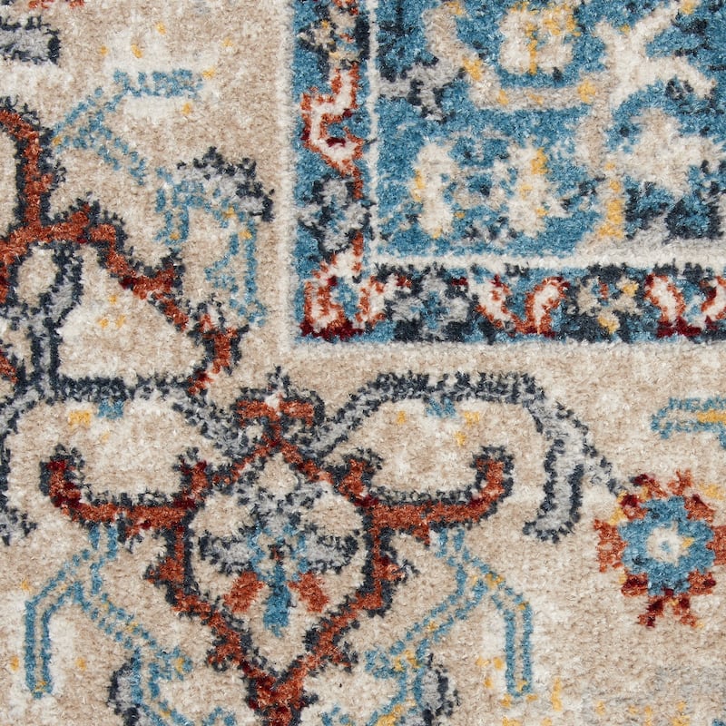 Nourison Geneva Traditional Persian Medallion Area Rug