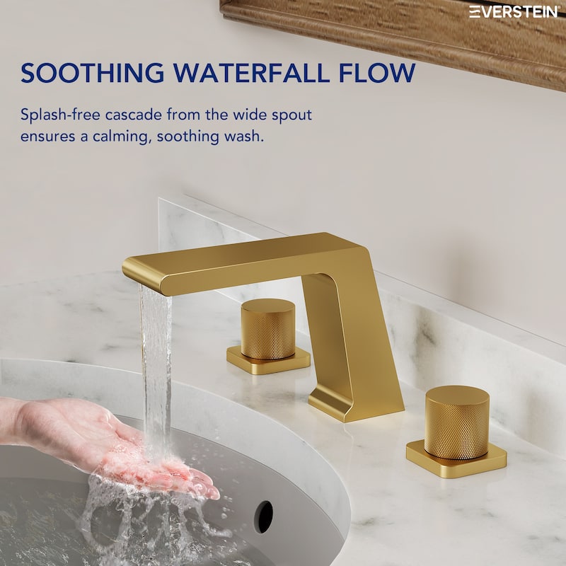 7-Spray Shower Faucet with 8 in. Widespread Double Handle Bathroom Faucet
