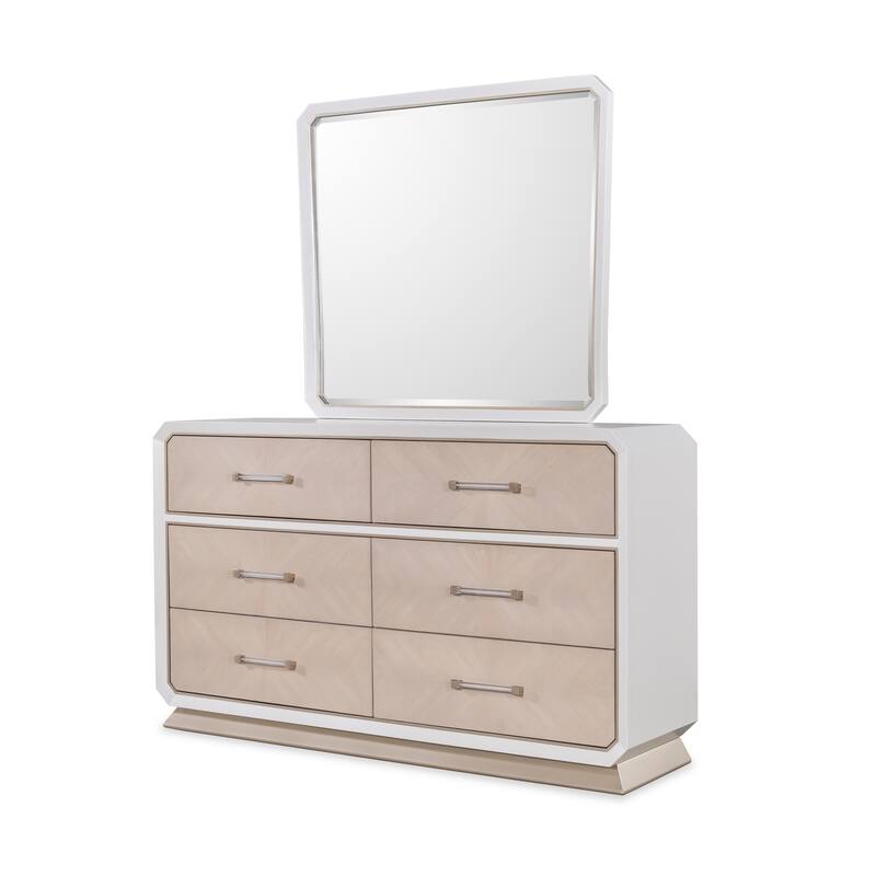 Dior White/Champagne Bedroom Set