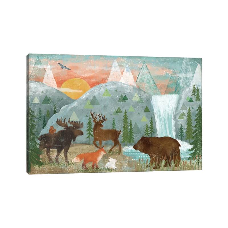 iCanvas "Woodland Forest I" by Veronique Charron Canvas Print