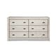 preview thumbnail 4 of 21, Grain Wood Furniture Montauk 6-drawer Dresser Rustic Off-White