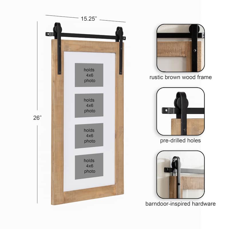 Kate and Laurel Cates Wood Picture Frame