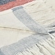 preview thumbnail 4 of 5, Villa by Classic Home Taylor 100% Belgian Linen Green Multicolor Throw Blanket