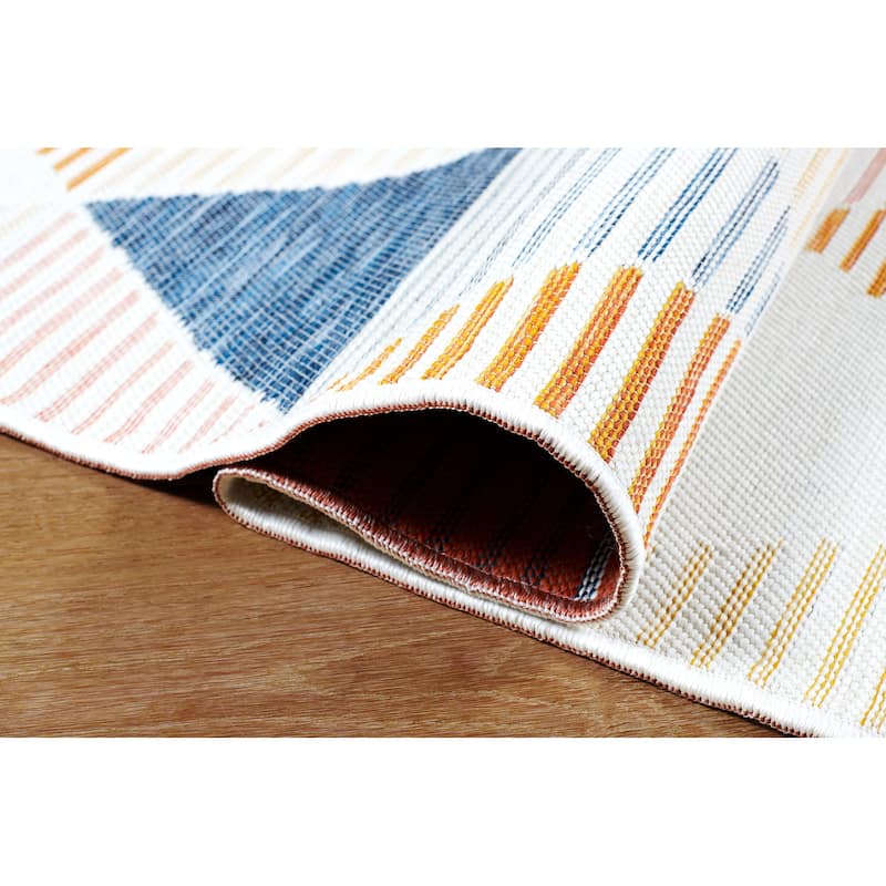Terra by Obeetee Plaza Triangles Rug