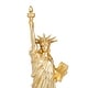 preview thumbnail 5 of 6, Gold Polystone Statue of Liberty Decorative Sculpture - 5 x 4 x 17