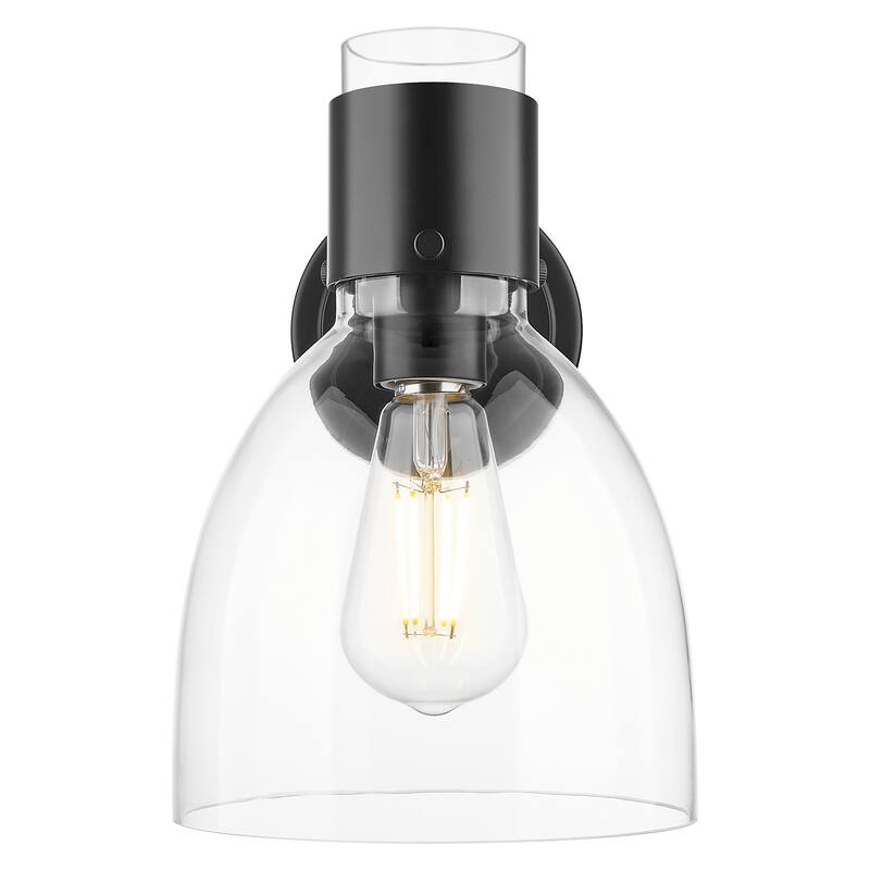 Innovations Lighting 464-1W-G464D-7CL Lawton Bell 9" Tall Bathroom