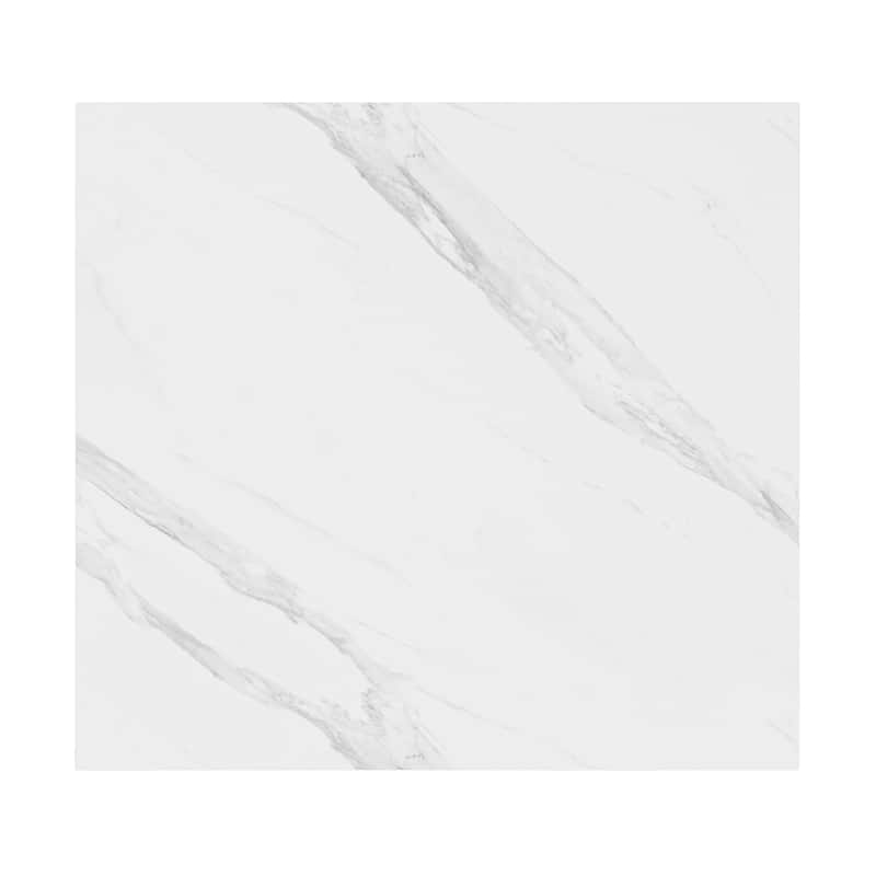 Monaco 24" Floating Bathroom Shelf In White Marble(Sm-Vs252) - 23.75" x 21.8125" x 3.1875"