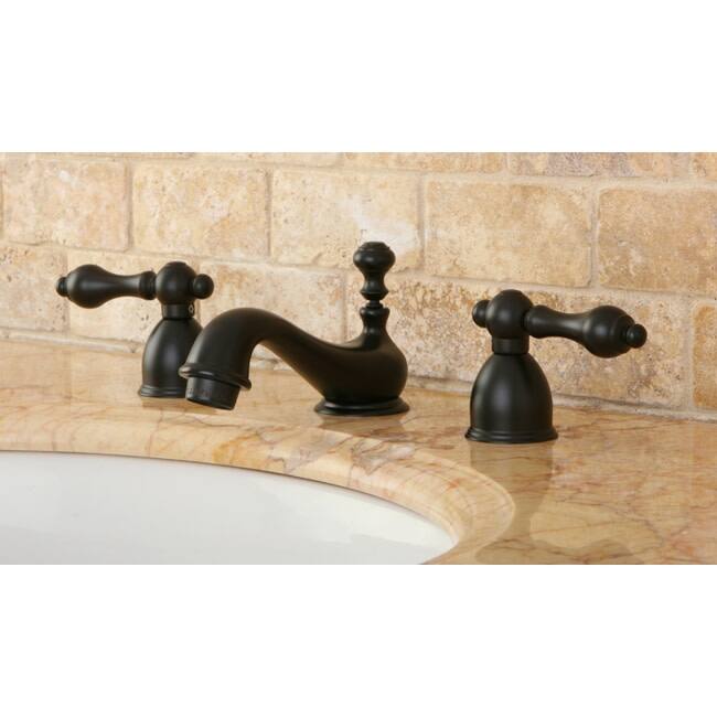 Kingston Brass Restoration 1.2 GPM Deck Mounted Widespread Bathroom