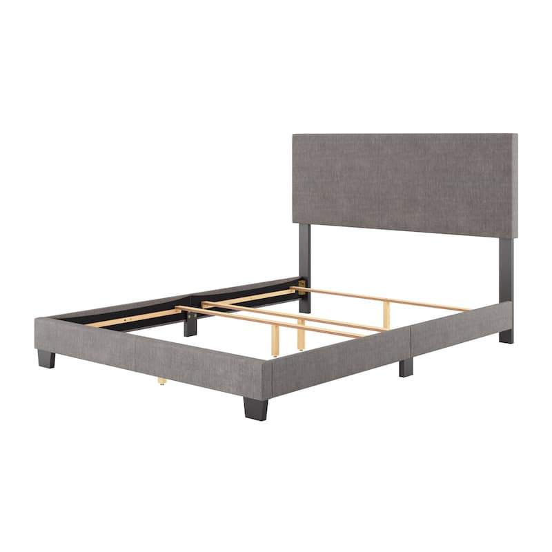 Celeste Modern Upholstered Bed, Box Spring Required