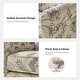preview thumbnail 19 of 53, HULALA HOME Georg Transitional Floral Fabric Swivel Rocker Chair with Removable Backrest and Rolled Armrest Set of 2