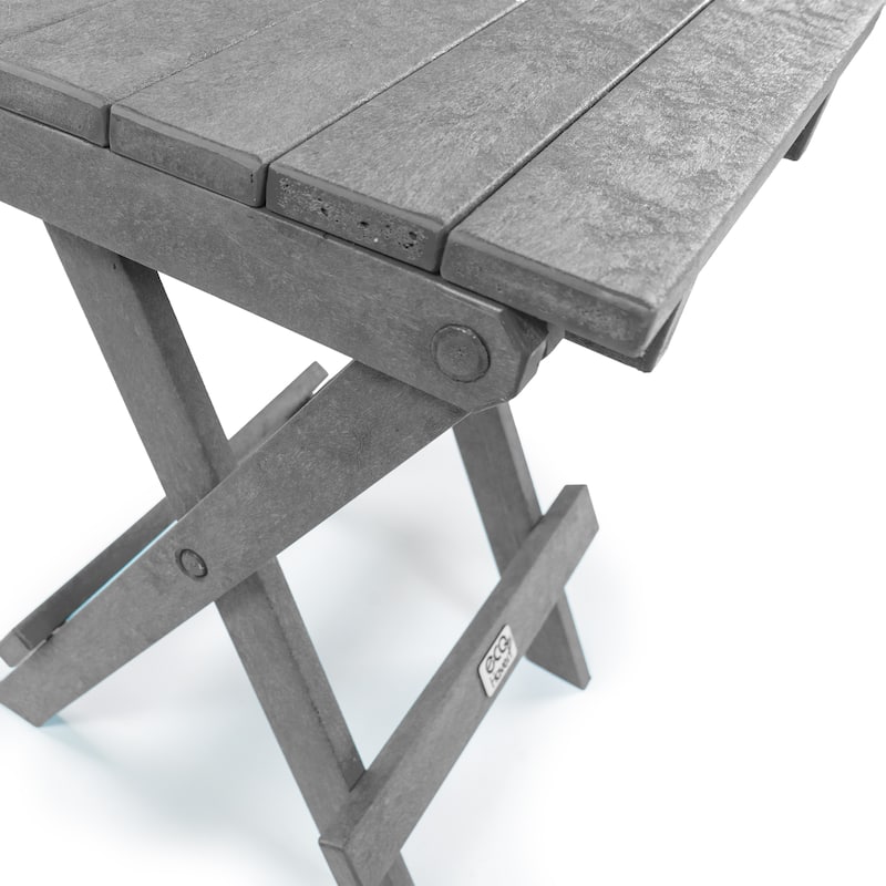 San Juan Fully Assembled All-Weather Recycled HDPE Outdoor Folding Bistro table
