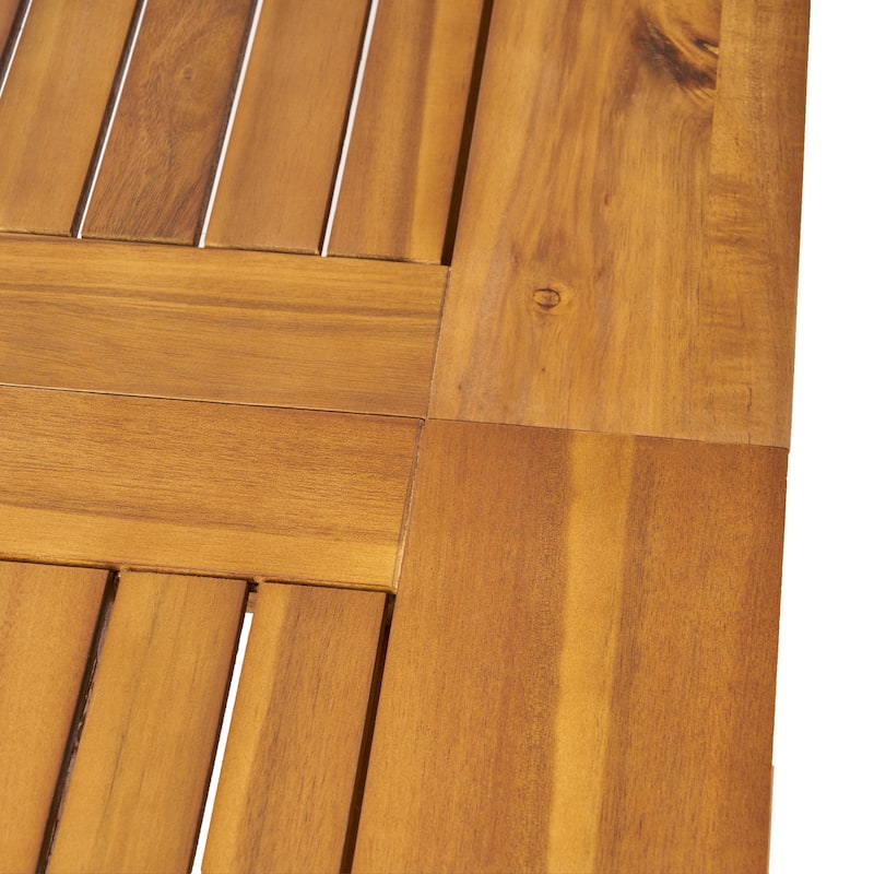 Algoma Wood and Wicker Outdoor 9-piece Dining Set by Christopher Knight Home