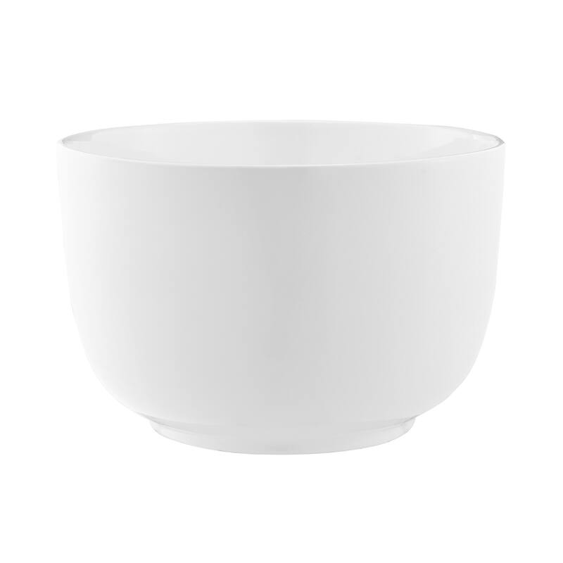 Swiss Madison SM-VS390 Calice 14-15/16" Circular Ceramic Vessel - White