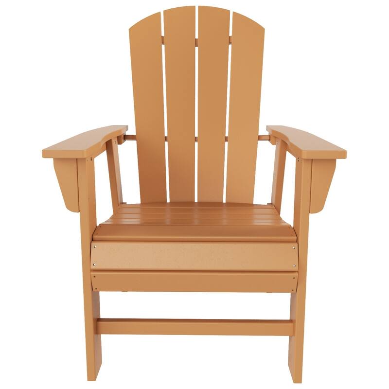 Polytrends Laguna Casual Upright Adirondack Chair (Set of 2)