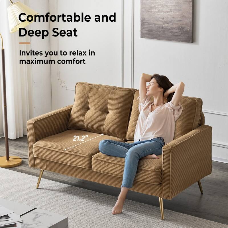 VINGLI 56" Modern Loveseat