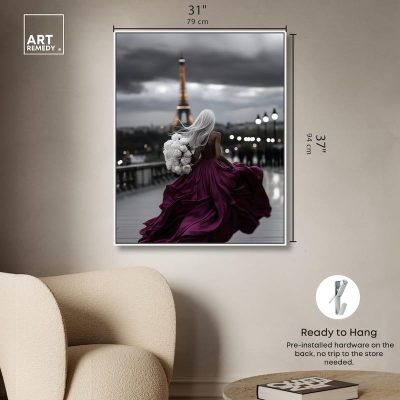 City of Love Canvas by Art Remedy