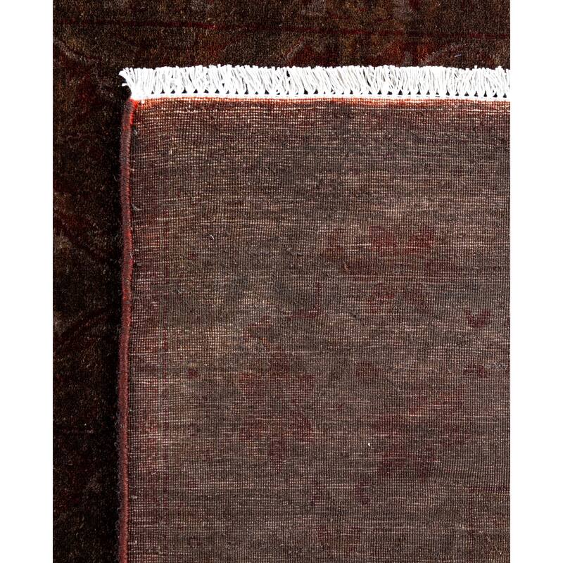 Overdyed One-of-a-Kind Hand-Knotted Area Rug - Brown - 4' 1" x 5' 11"