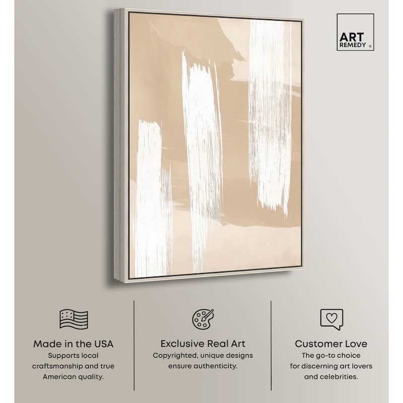Gestural Grains I Canvas by Art Remedy