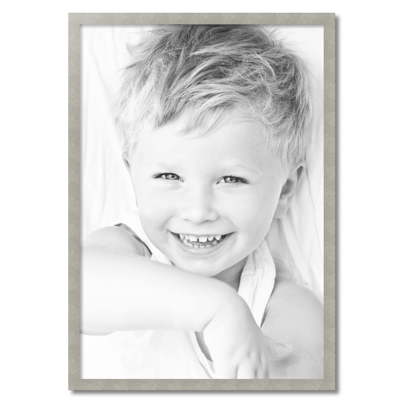 ArtToFrames Metro Modern 27x39 Inch Picture Frame, 1.25 Inch MDF Poster Frame Available in Multiple Colors (FRBW26-27x39)
