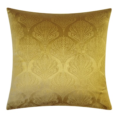 Edie At Home Embossed Velvet Fan Decorative Pillow 20x20
