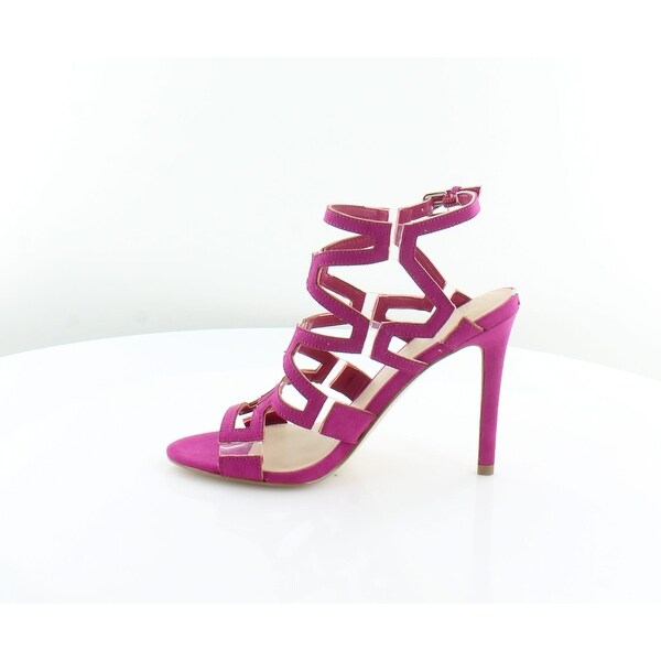 guess pink high heels
