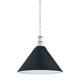 Option Polished Nickel / Darkest Blue