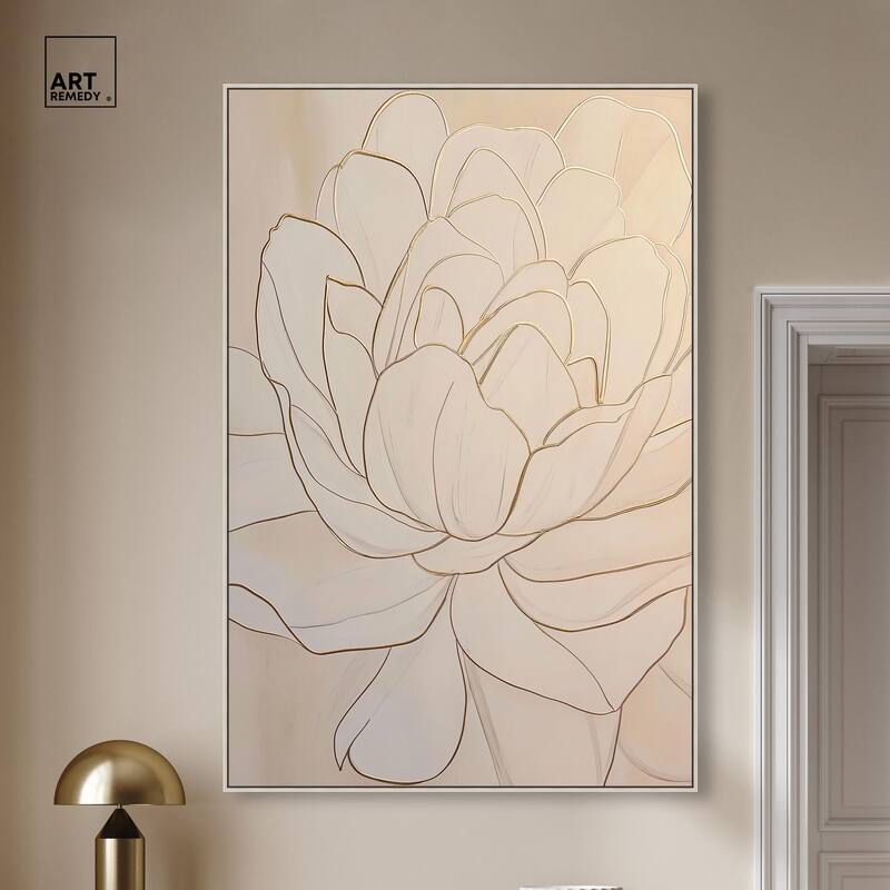 Sculpted Shards I Canvas by Art Remedy